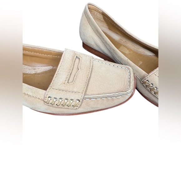Cole Haan women’s Cream Leather Loafers Sz 6M preloved - Picture 10 of 13